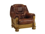 Fotel skórzany Roma do salonu wypoczynkow