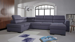 Narożnik Nest I do salonu z regulowanymi zagłówkami