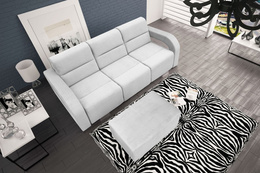 Sofa Alicja rozkładana 3 osobowa do salonu z pufą Gratis