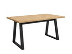 Stół do jadalni dąb artisan z czarny 160x90 nierozkładany