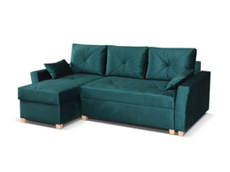 Narożnik BIK z pojemnikiem wypoczynkowy z funkcją spania do salonu