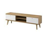 Szafka RTV Primo do salonu dąb riviera + biały