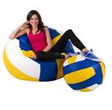 Pufy piłka do siatkówki Volleyball zestaw XXXL + L