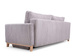 Sofa rozkładana do salonu Risa drewniane nóżki