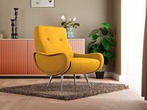 Fotel ILAC do salonu wygodny Matt Velvet 48