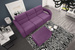Sofa Alicja rozkładana 3 osobowa do salonu z pufą Gratis