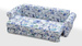 Sofa Flower rozkładana do salonu wygodna