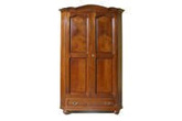 Szafa RETRO dębowa 2 drzwiowa z wieńcem