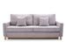 Sofa rozkładana do salonu Risa drewniane nóżki