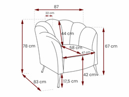 Komplet wypoczynkowy 3+1 Adria do salonu