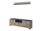 Stolik pod telewizor nowoczesny Sand z półką do salonu