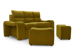 Sofa rozkładana z pufami VELA do salonu
