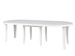 Stół biały rozkładany LUX okrągły