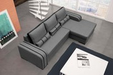 Narożnik ViP do salonu z funkcją spania wypoczynkowy rozkładany