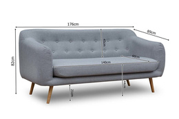 Sofa Hella nierozkładana do pokoju