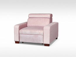 Fotel Domino 1 z ruchomym zagłówkiem