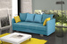 Sofa Giles do salonu z funkcją spania Magic Home
