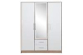 Szafa z lustrem 3 drzwiowa SMART 2 do przedpokoju