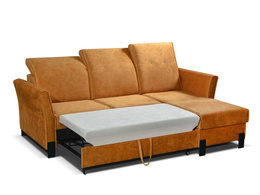 Narożnik Gracja rozkładany uniwersalny do salonu z pojemnikiem