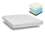 Materac z pianką termoelastyczną 7 stref kieszeniowy
