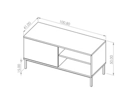 Szafka RTV pod telewizor Querty do salonu