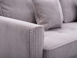 Sofa rozkładana do salonu Risa drewniane nóżki