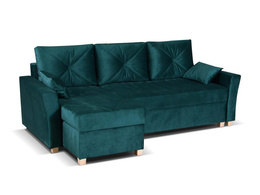 Narożnik BIK z pojemnikiem wypoczynkowy z funkcją spania do salonu