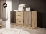 Komoda 3 drzwiowa z szufladami artisan lamele
