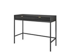 Konsola toaletka nowoczesna metalowe nogi czarna