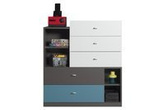 Komoda Tablo 7 do pokoju młodzieżowego z szufladami