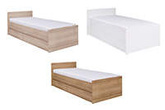 Łóżko z ramą drewnianą COSMO 8 pod materac 80x200