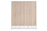 Szafa 4 drzwiowa ISKO drzwi harmonijkowe