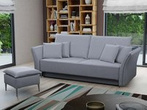 Sofa rozkładana Bregi stylowa z pojemnikiem do salonu