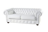 Sofa Chesterfield 3 osobowa do salonu wypoczynkowa