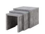 Zestaw stolików CUBE beton nowoczesnych do salonu