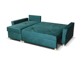 Narożnik BIK z pojemnikiem wypoczynkowy z funkcją spania do salonu