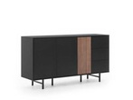 Komoda duża do salonu PREGGIO czarny captains deck
