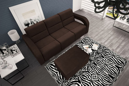 Sofa Alicja rozkładana 3 osobowa do salonu z pufą Gratis
