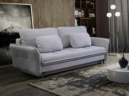 Sofa 3 osobowa Lago wypoczynkowa stylowa do salonu z poduszkami