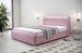 Łóżko tapicerowane do sypialni z materacem Eivissa 140x200 160x200 180x200